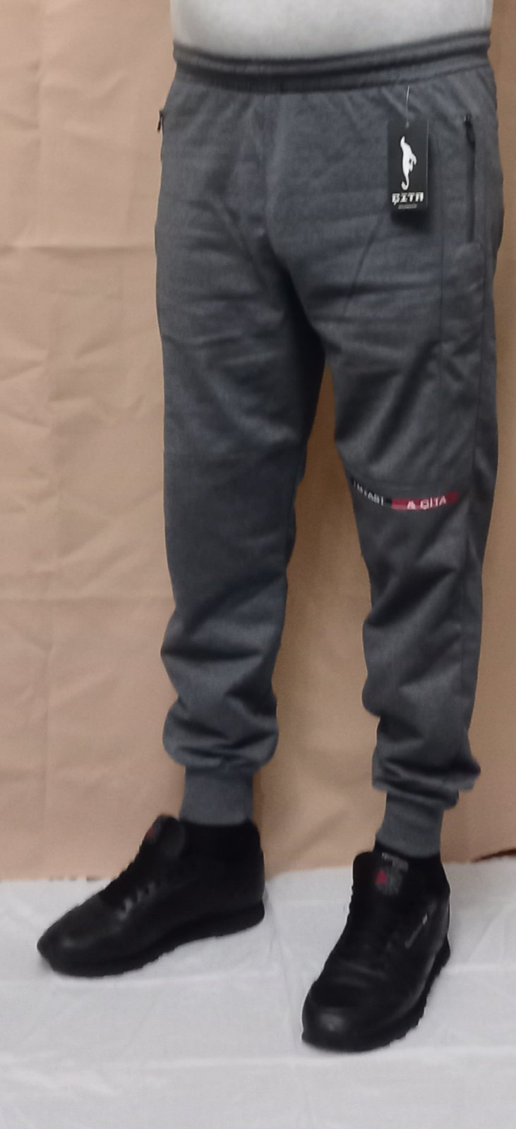 Штаны спорт Red Hat clothes (S-2XL) 1675 grey (деми)