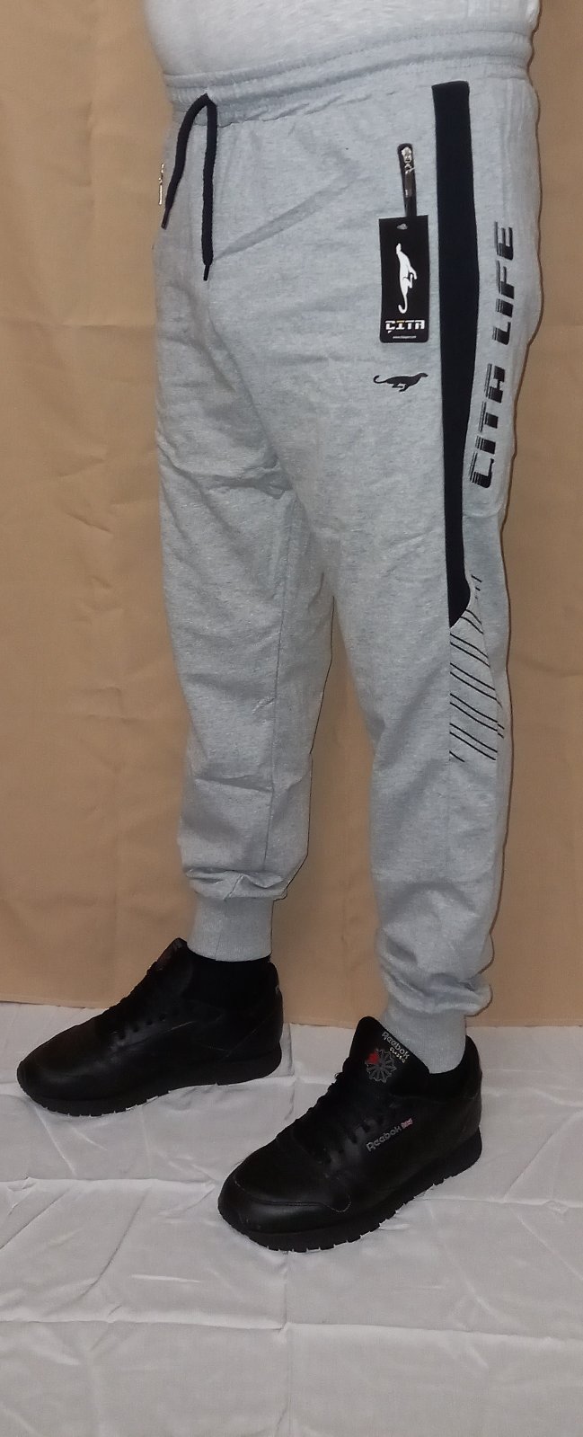 Штаны спорт Red Hat clothes (S-2XL) 1912 l.grey (деми)