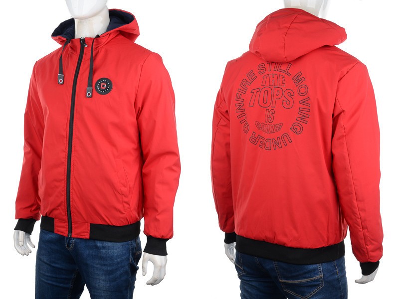 Куртка M7 (L-3XL) 2228 red-blue (деми)