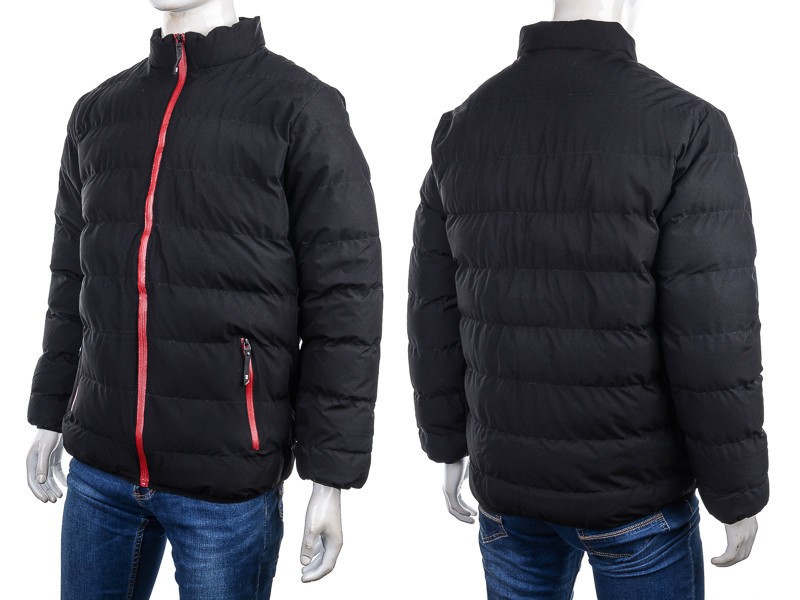 Куртка M7 (L-5XL) 8088 black (деми)