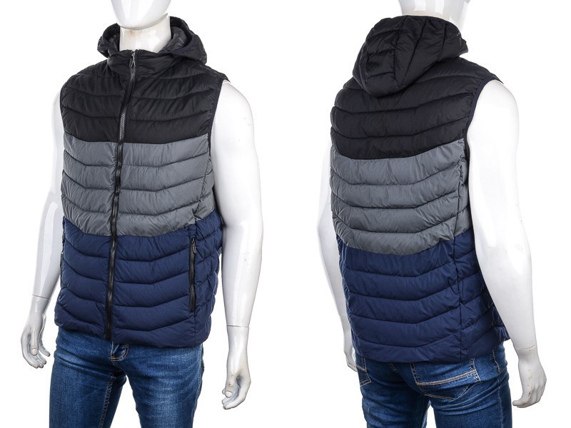 Жилетка M7 (M-3XL) 88592 black (деми)