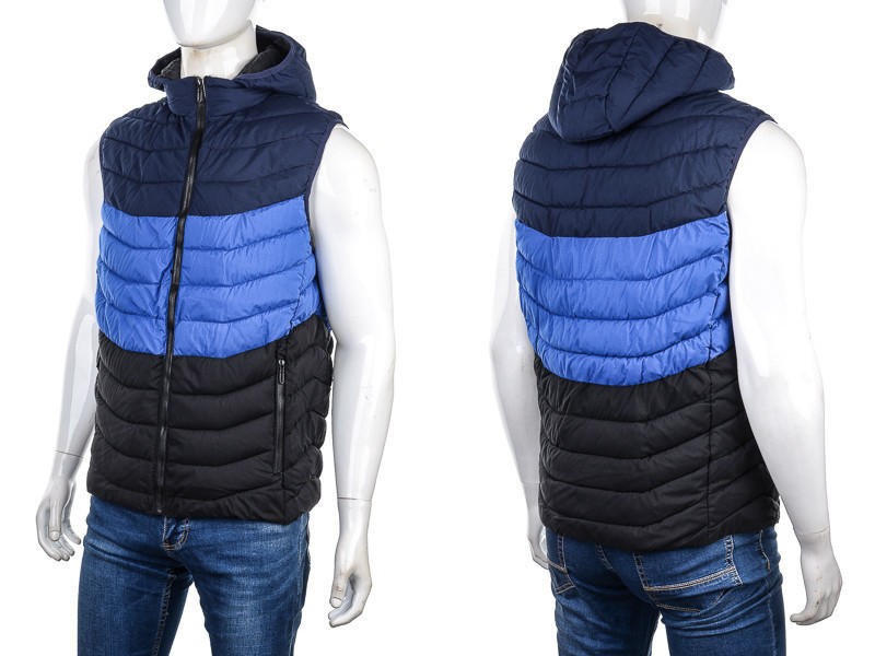 Жилетка M7 (M-3XL) 88592 blue (деми)