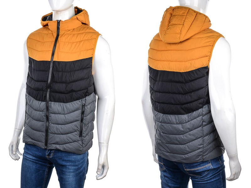 Жилетка M7 (M-3XL) 88592 orange (деми)