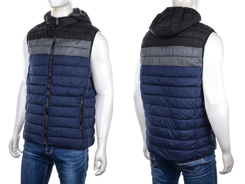 Жилетка M7 (M-3XL) 88593 blue (деми)