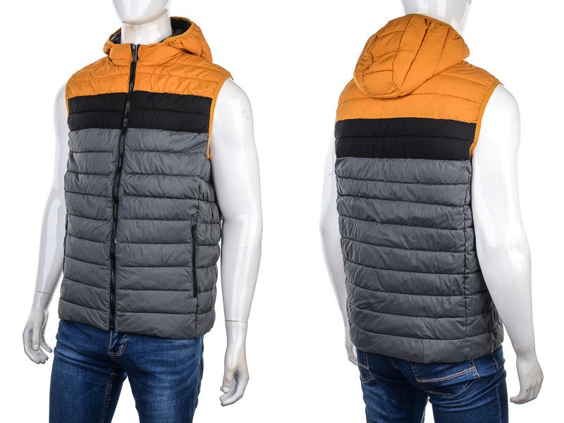 Жилетка M7 (M-3XL) 88593 grey (деми)