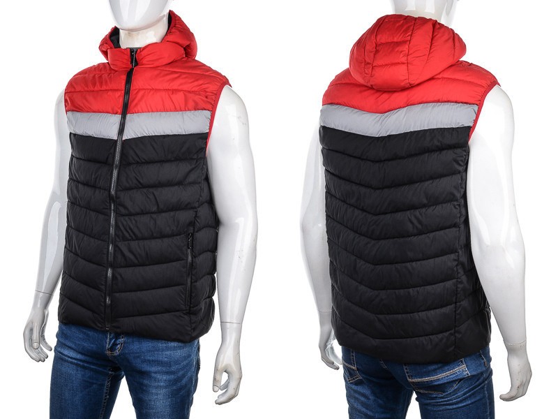 Жилетка M7 (M-3XL) 88597 black (деми)