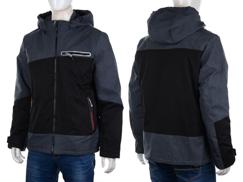 Куртка M7 (48-56) 8862 d.grey (деми)