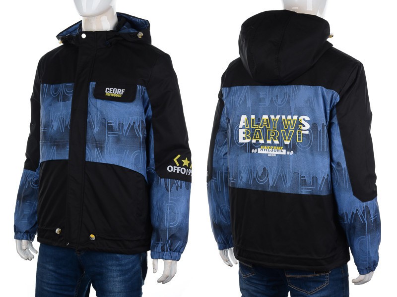 Куртка M7 (48-56) 8885 black (деми)