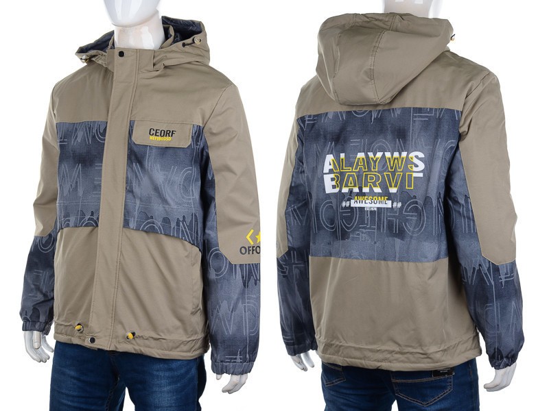 Куртка M7 (48-56) 8885 brown (деми)