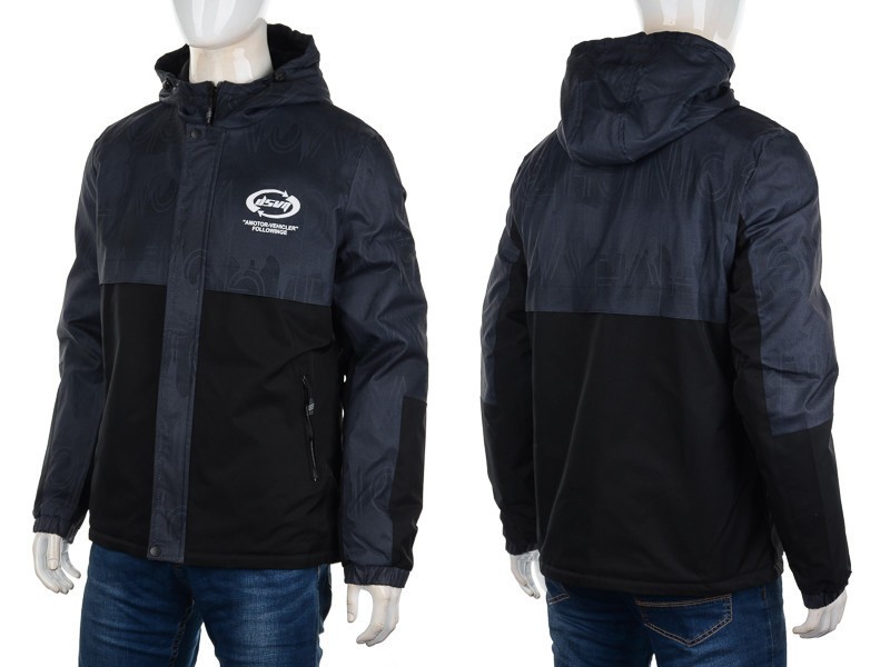 Куртка M7 (48-56) 8886 black (деми)