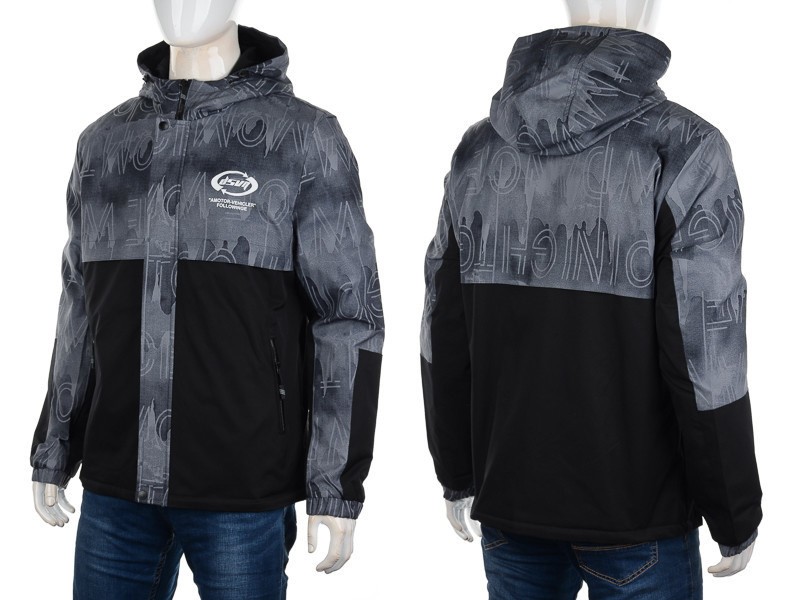 Куртка M7 (48-56) 8886 grey (деми)