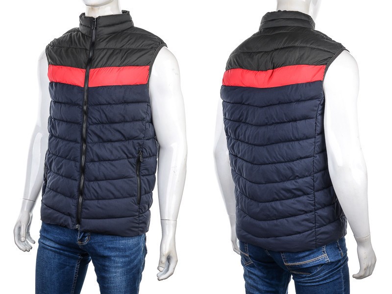 Жилетка M7 (M-3XL) 88967 navy (деми)