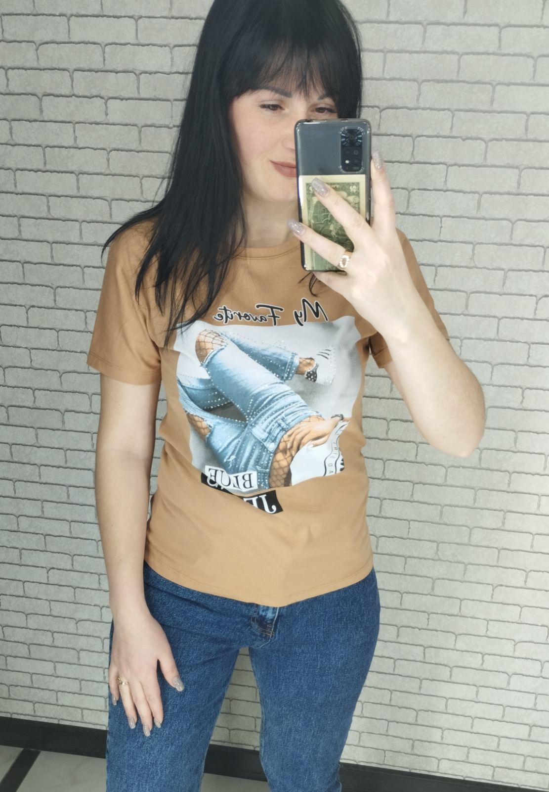 Футболка Shipi (S-XL) 20 brown (лето)