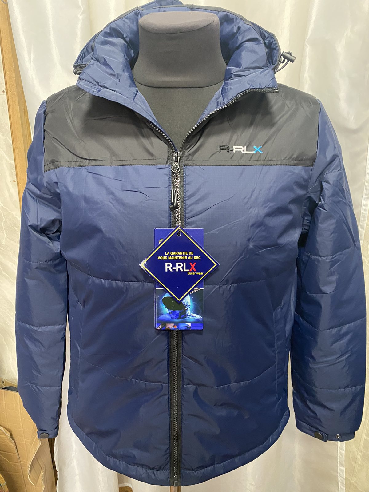 Куртка RLX (M-3XL) 106 blue (деми)