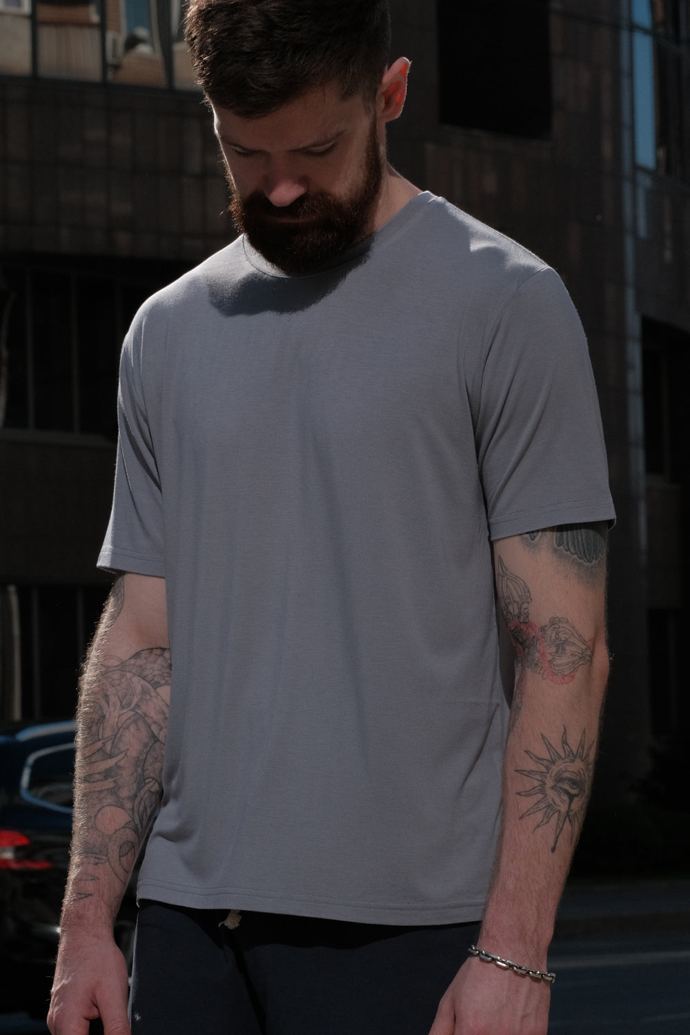 Футболка Sport style (2XL-5XL) 80 grey-old-1 (лето)