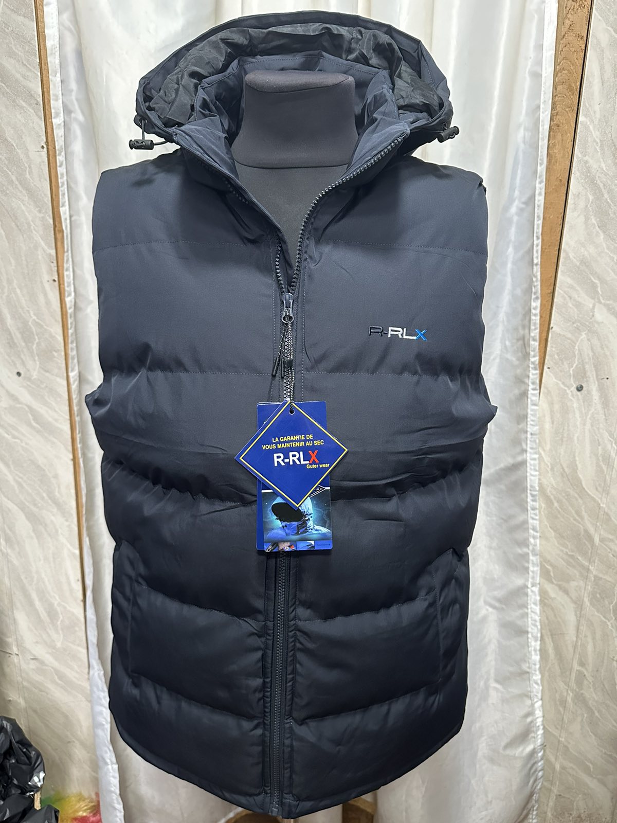 Жилетка RLX (60-68) 322-2 синий (деми)