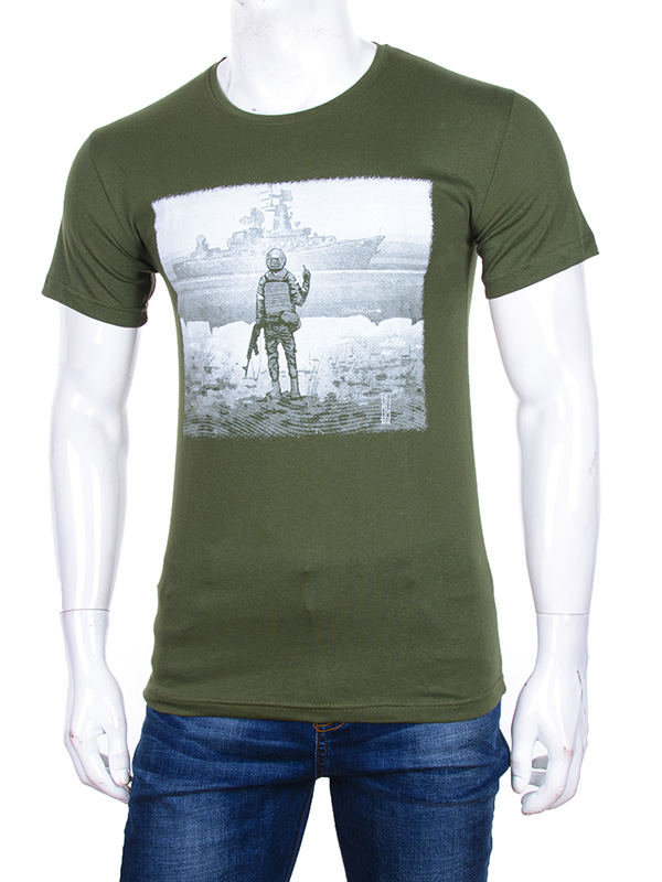 Футболка ALIA (48-56) 1925 khaki (лето)