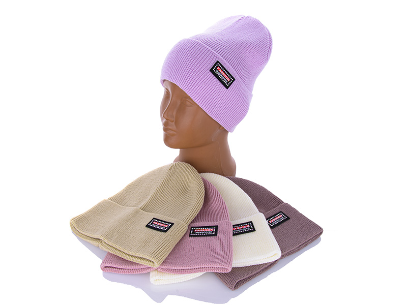 Шапка Angelica (50-56) SE003-16 mix (деми)