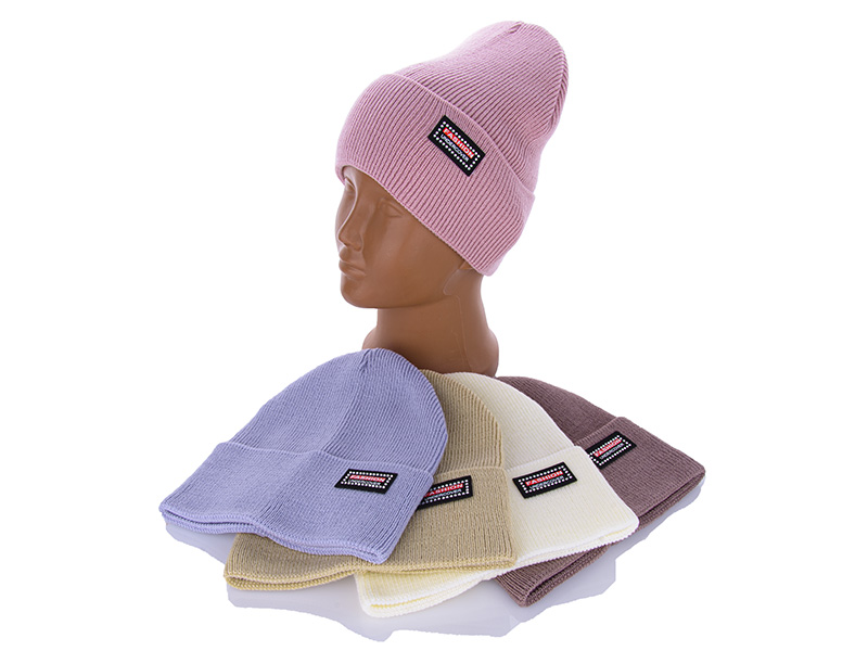 Шапка Angelica (50-56) SE003-17 mix (деми)