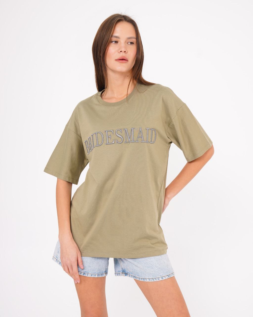 Футболка Shipi (S-XL) 6105 khaki (лето)