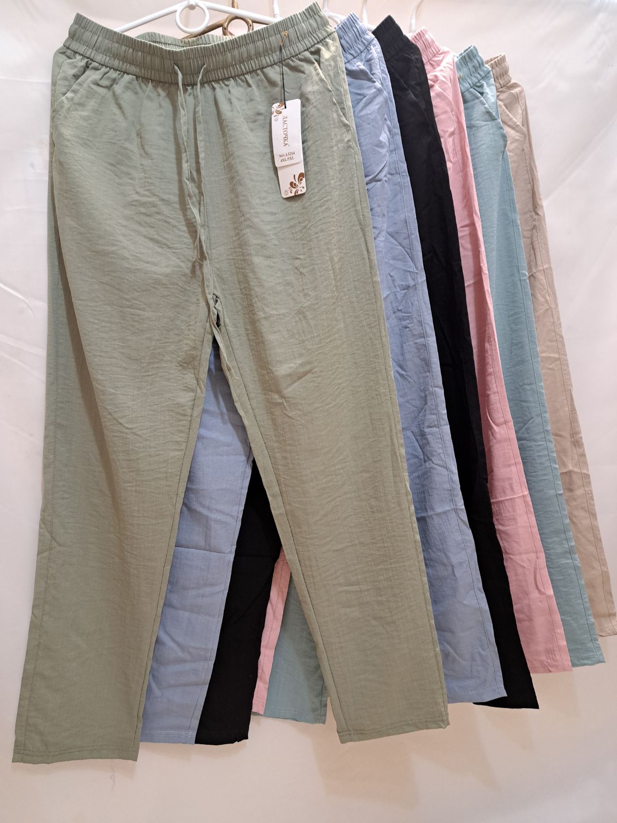 Штаны Giang (4XL-7XL) 5214 mix (деми)