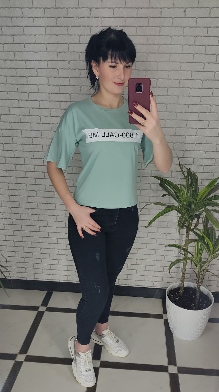 Футболка Shipi (S-XL) 2630 l.blue (лето)