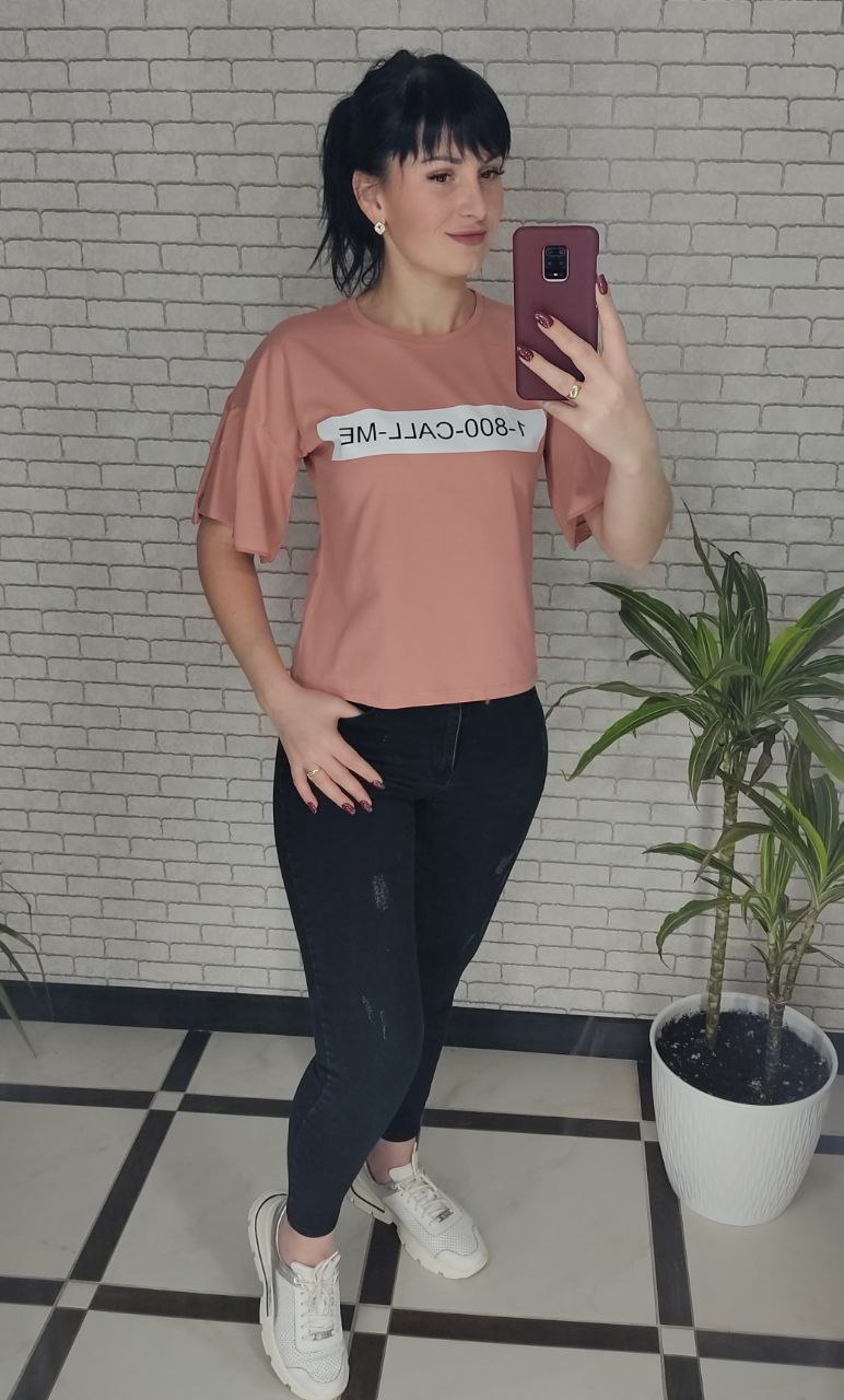 Футболка Shipi (S-XL) 2630 powder (лето)