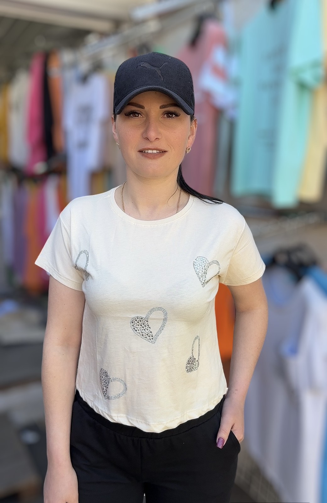 Топ Shipi (S-XL) 6071 l.beige (лето)