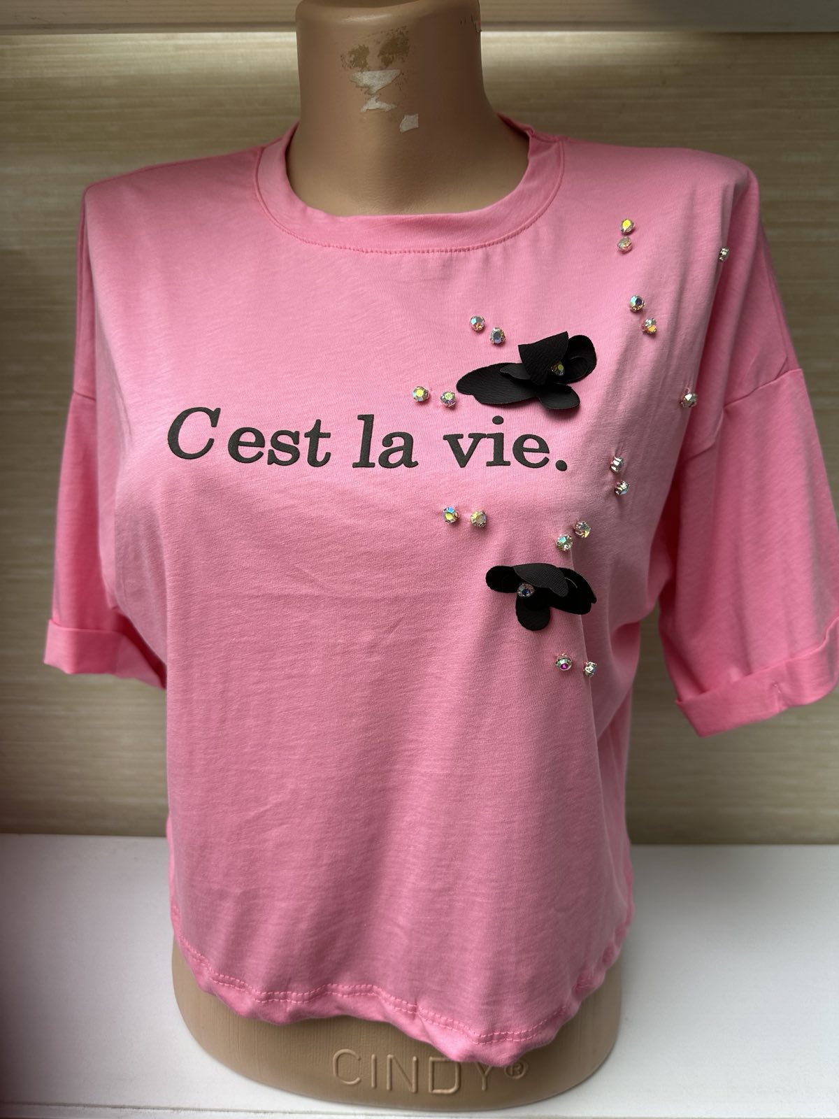 Топ Shipi (S-L) 20157 pink (лето)