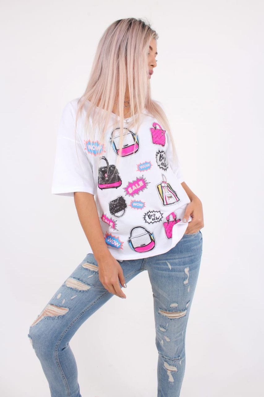 Футболка Shipi (S-L) Kyz0 white (лето)