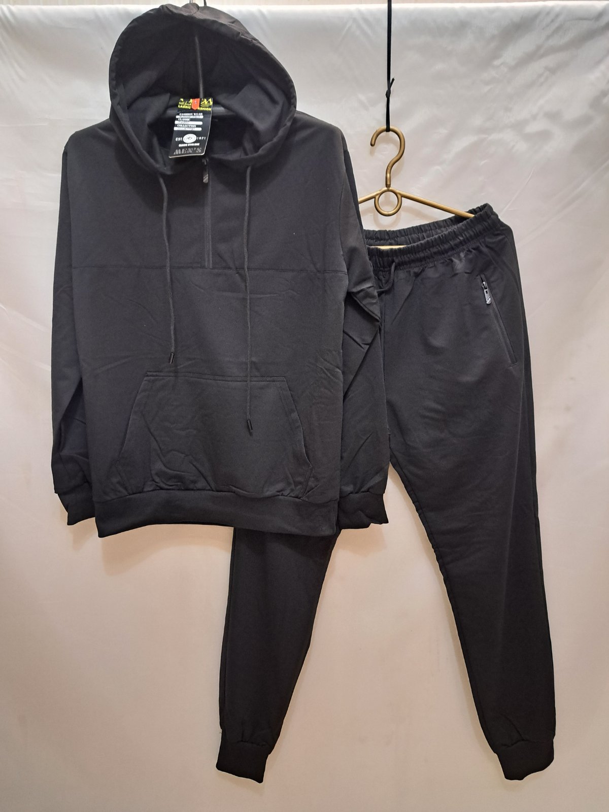 Костюм спорт Giang (M-3XL) 2173A black (деми)