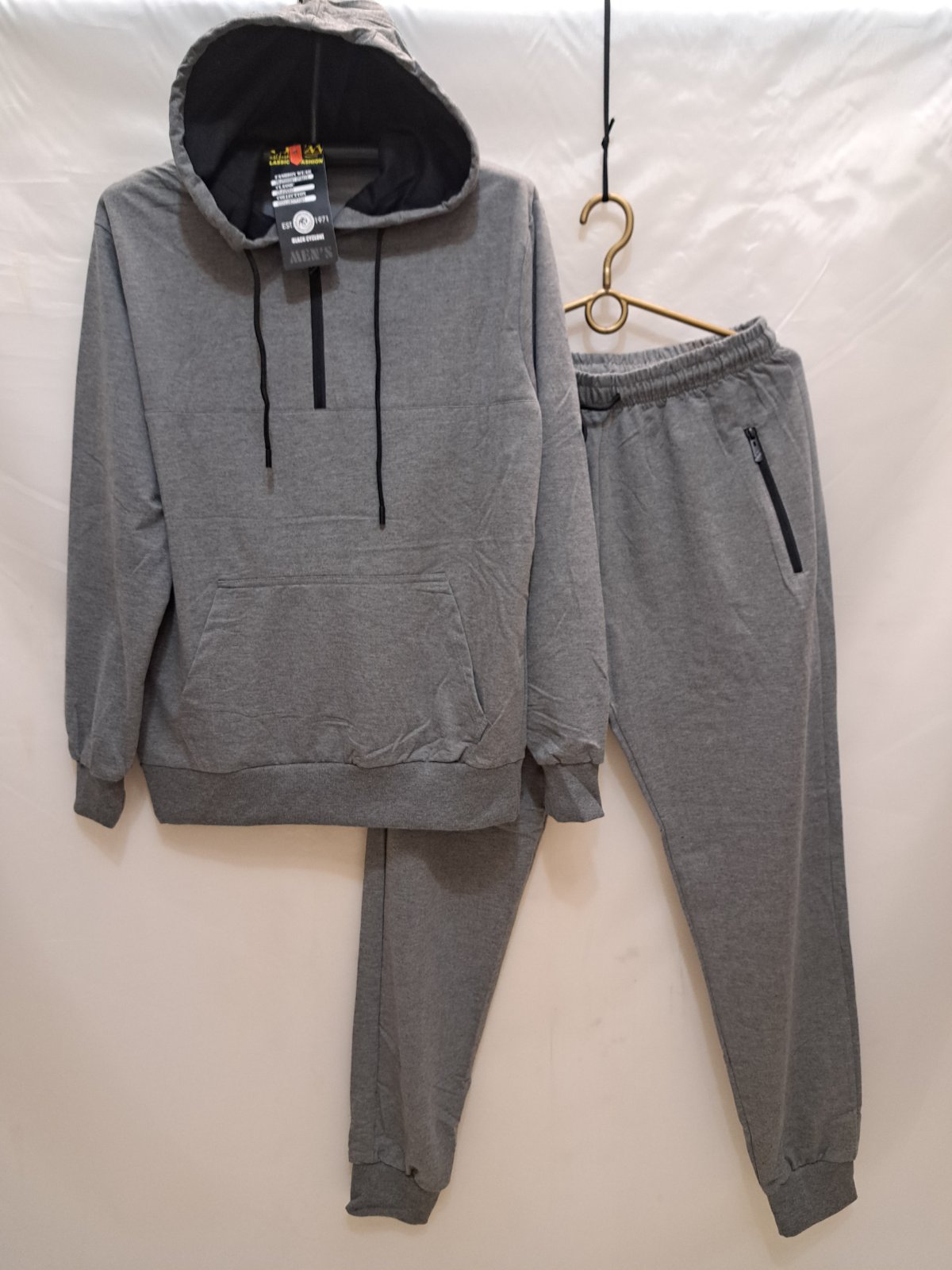Костюм спорт Giang (M-3XL) 2173A grey (деми)