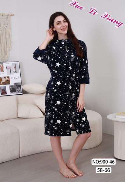 Халат Fili Wear (58-66) 900-46 black (деми)