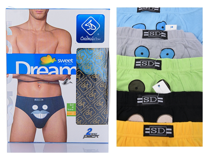 Трусы Obuv OK2 (L-3XL) E606-1 mix (08800) (лето)