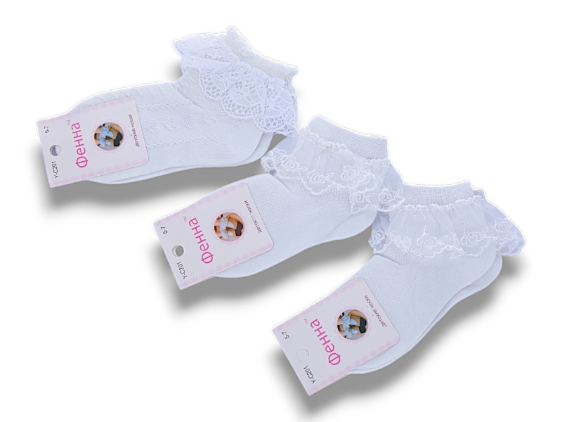 Носки Jelzin (7-9) YC201 white (7-9) (лето)