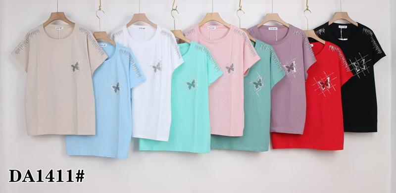 Футболка Annet (58-65) KF-DA1411 mix (лето)