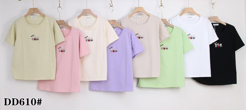 Футболка Annet (50-60) KF-DD610 mix (лето)