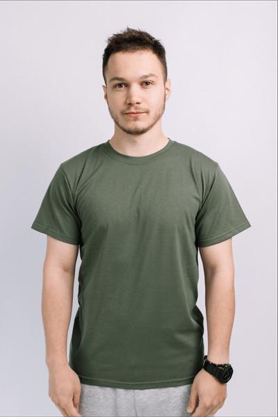Футболка Sport style (M-2XL) 08 green (лето)