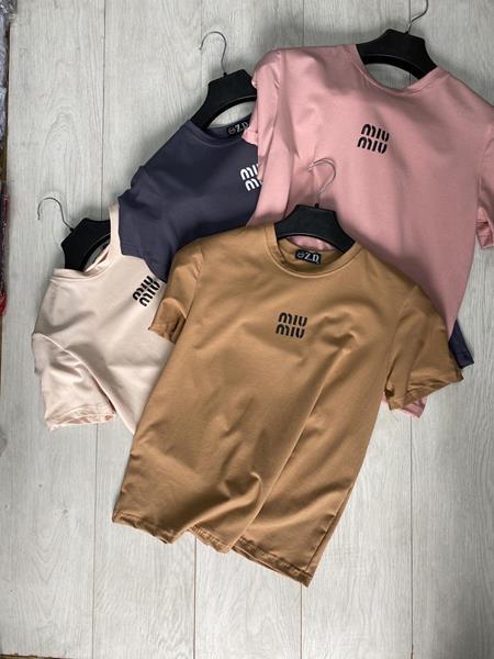 Футболка Annet (S-2XL) AZ0134 brown (лето)