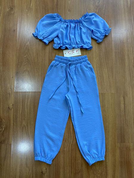 Блузка RSV (110-134) 270 l.blue (лето)