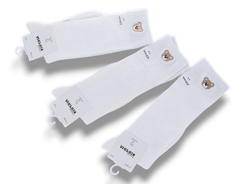 Гольфы Jelzin (4-6) CY546-1 white (4-6) (лето)