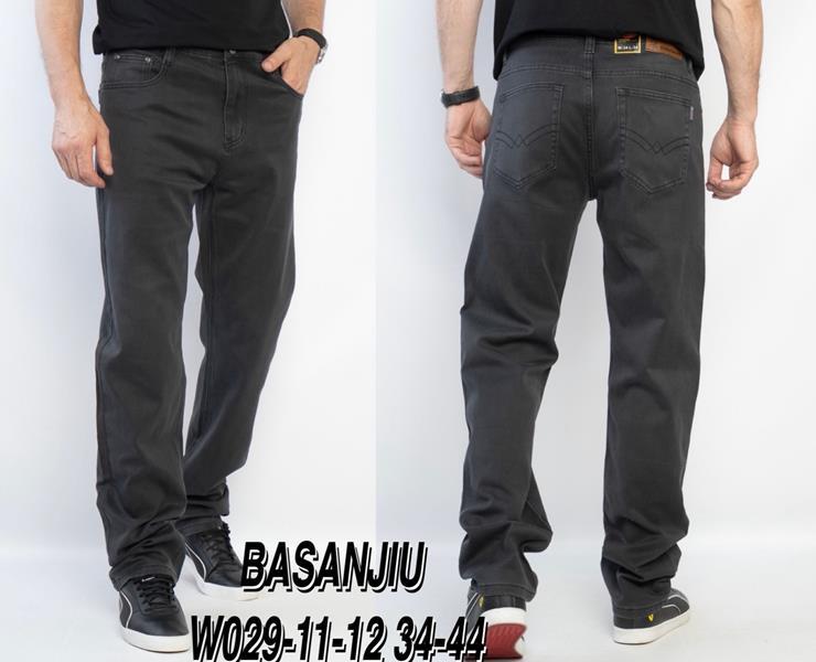Джинсы Basanjiu (34-44) 029-11-12 grey (деми)