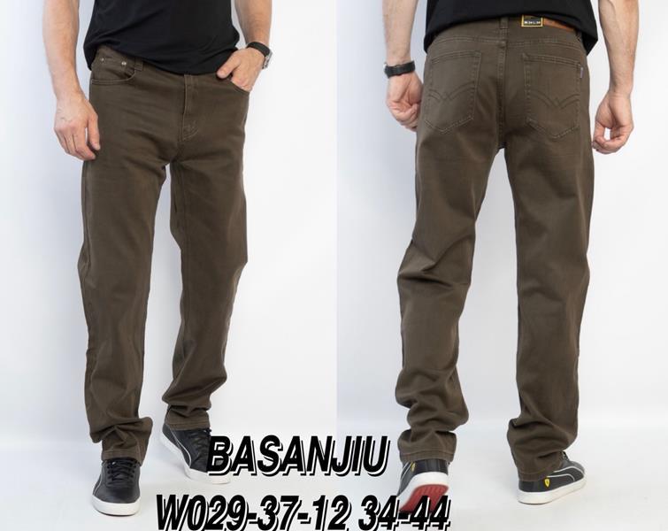 Джинсы Basanjiu (34-44) 029-37-12 khaki (деми)
