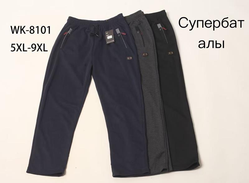 Штаны спорт Giang (5XL-9XL) 8101 navy (деми)