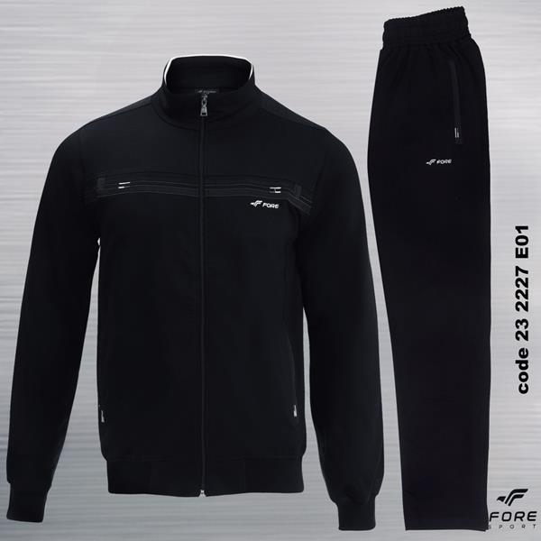 Костюм спорт AZT (M-3XL) D32227E01 black (деми)