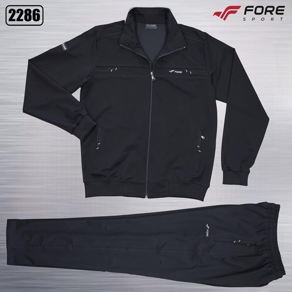 Костюм спорт AZT (L-3XL) 2286 black (деми)