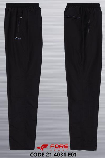 Штаны спорт AZT (M-3XL) 4031-E01 black (деми)