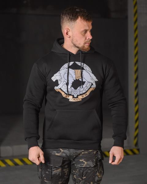 Худи Madoka (M-3XL) 1191 black (зима)