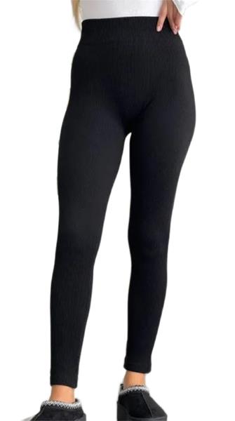 Лосины ALIA (48-54) 3167 black махра (зима)