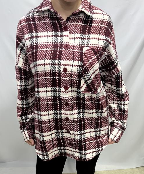 Рубашка X-Ray (S-L) XR528 wine (деми)